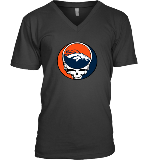 Denver Broncos x Grateful Dead V-Neck T-Shirt