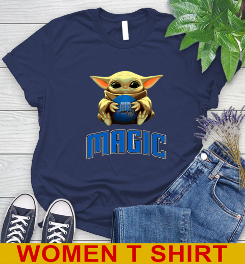 NBA Basketball Orlando Magic Star Wars Baby Yoda Shirt 100