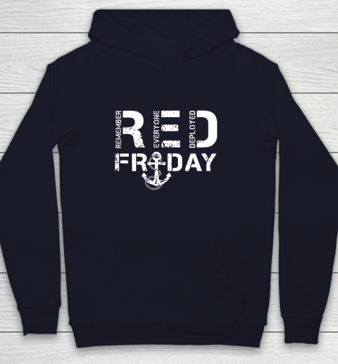 On Fridays We Wear Red Friday Military Navy Soldiers Youth Hoodie 2