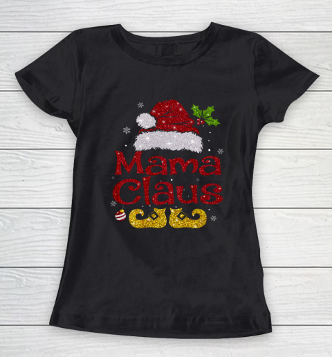 Funny Santa Mama Claus Christmas Matching Family Group Women's T-Shirt