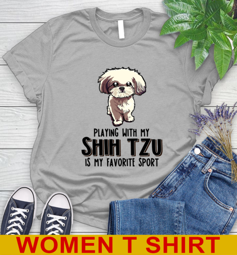 Playing with my shih tzu is my favorite sport 75