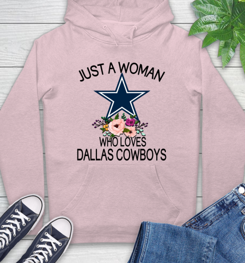 NFL Just A Woman Who Loves Dallas Cowboys Football Sports Hoodie 7