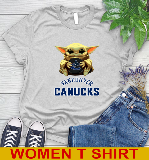 NHL Hockey Vancouver Canucks Star Wars Baby Yoda Shirt 89