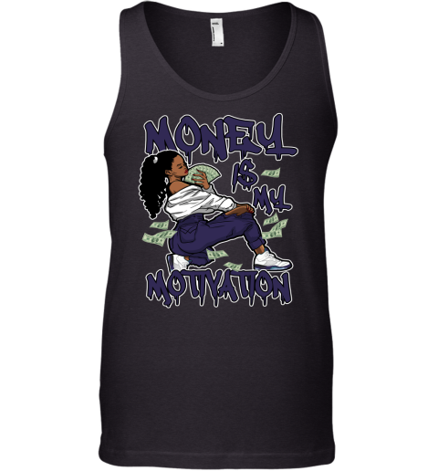 Jordan 5 Grape Matching Sneaker Tshirt For Woman For Girl Money Is My Motivation Hipster Hip Hop White Jordan Shirt