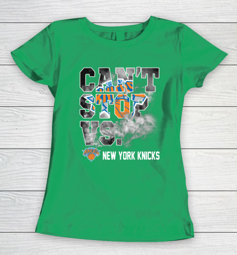 NBA New York Knicks Basketball Can't Stop Vs Women's T-Shirt 5