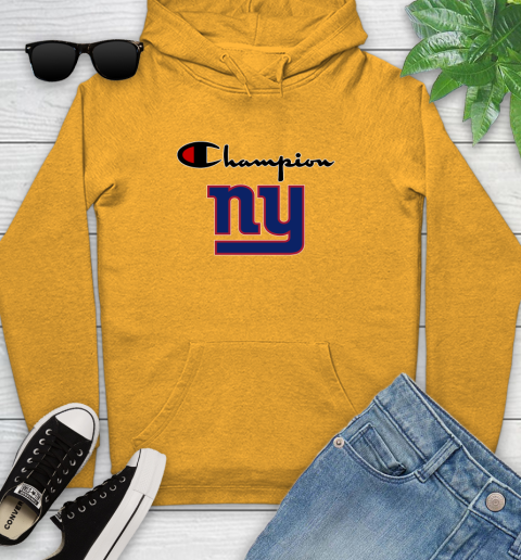 NFL Football New York Giants Champion Shirt Youth Hoodie 2