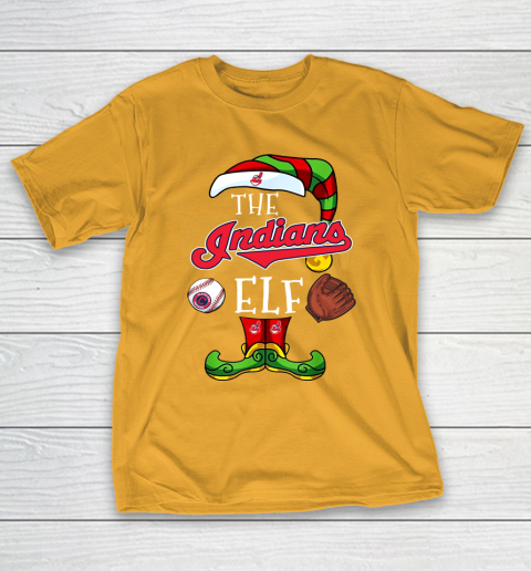 Cleveland Indians Christmas ELF Funny MLB T-Shirt 2