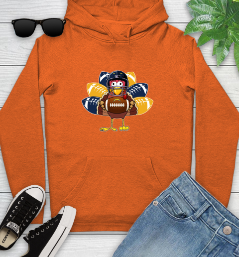 San Diego Chargers Turkey Thanksgiving Day Youth Hoodie 5