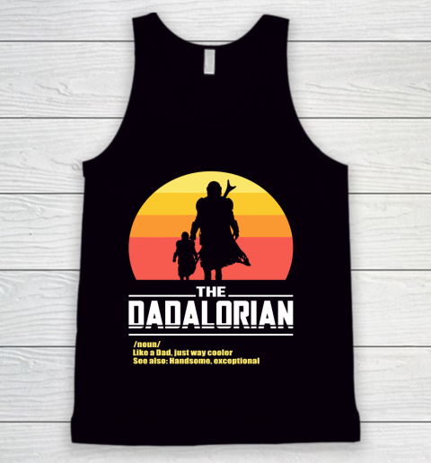 The Dadalorian Fathers Day Funny Tank Top