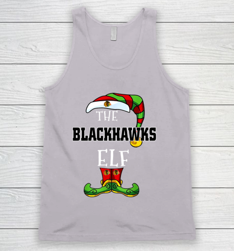 Chicago Blackhawks Christmas ELF Funny NHL Tank Top 3