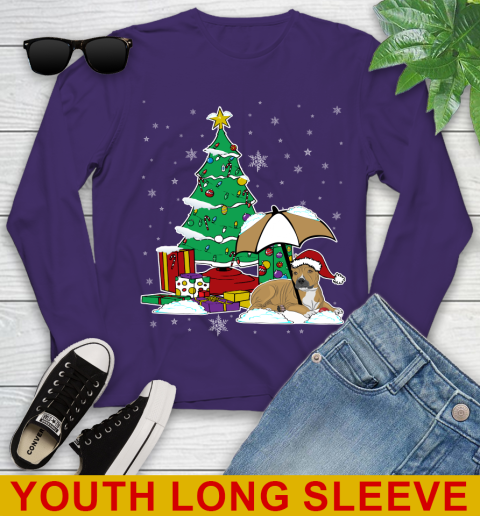 American Staffordshire Terrier Christmas Dog Lovers Shirts 120