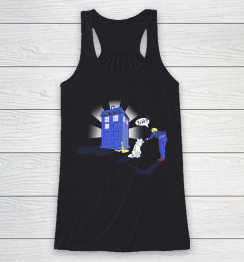 Doctor Who Shirt Wolf Obedience Racerback Tank