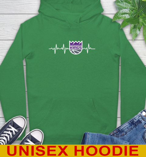 Sacramento Kings NBA Basketball Heart Beat Shirt Hoodie 8