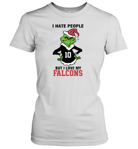 I Hate People But I Love My Falcons Atlanta Falcons NFL Teams Women's T-Shirt
