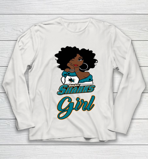 San Jose Sharks Girl NHL Youth Long Sleeve 11