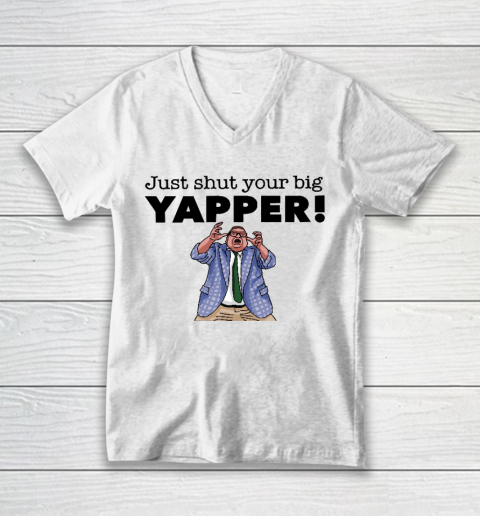 Chris Farley Shirt Shut Your Yapper!  Matt Foley V-Neck T-Shirt