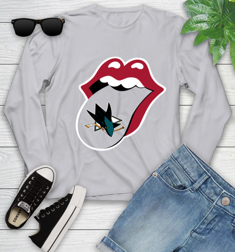 San Jose Sharks NHL Hockey Lips I Root For My Team Adoring Fan 129