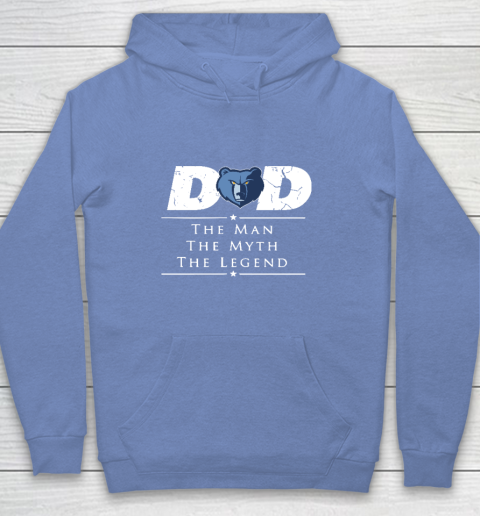 Memphis Grizzlies NBA Basketball Dad The Man The Myth The Legend Youth Hoodie 8