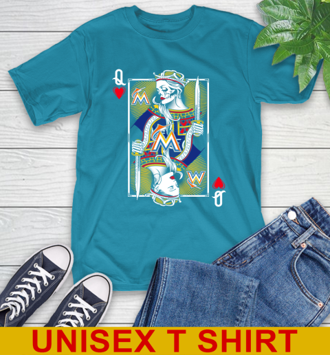 MLB Baseball Miami Marlins The Queen Of Hearts Card Shirt T-Shirt 9