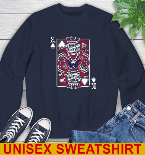 Washington Capitals NHL Hockey The King Of Spades Death Cards Shirt Sweatshirt 2