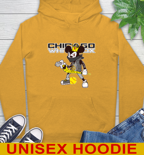 Chicago White Sox MLB Baseball Mickey Peace Sign Sports Hoodie 3
