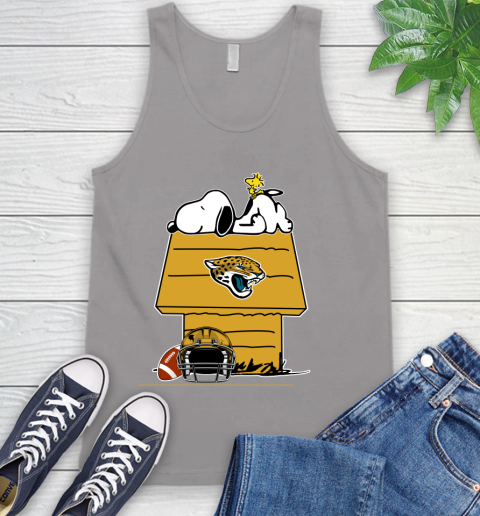 Jacksonville Jaguars NFL Football Snoopy Woodstock The Peanuts Movie Tank Top 5 Jacksonville Jaguars NFL Football Snoopy Woodstock The Peanuts Movie Tank Top - Image 5