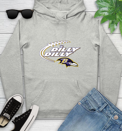 NFL Baltimore Ravens Dilly Dilly Football Sports Youth Hoodie