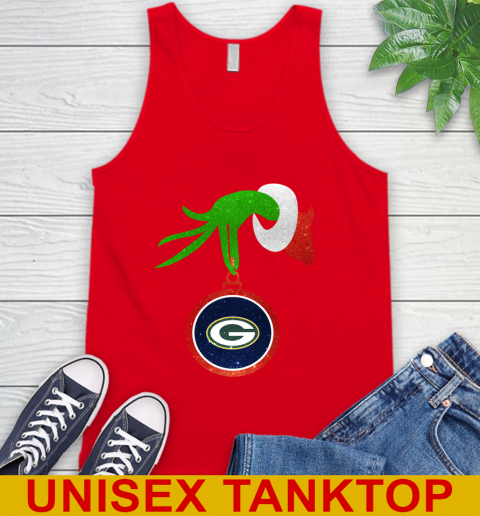 Green Bay Packers Grinch Merry Christmas NFL Football Tank Top 6