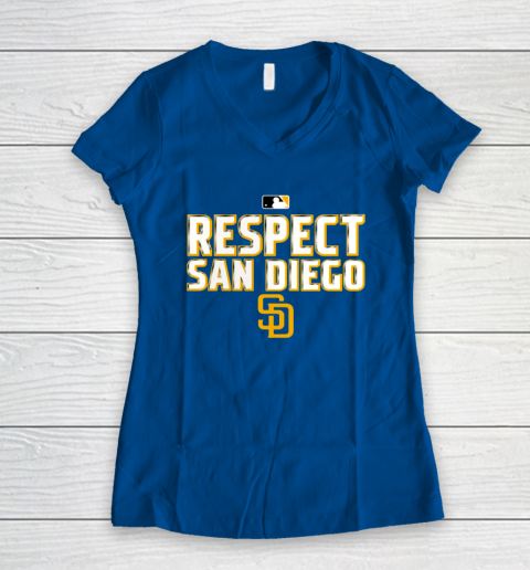 Respect San Diego Women's V-Neck T-Shirt 7