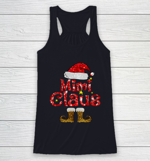 Funny Santa Mimi Claus Merry Christmas Racerback Tank 7