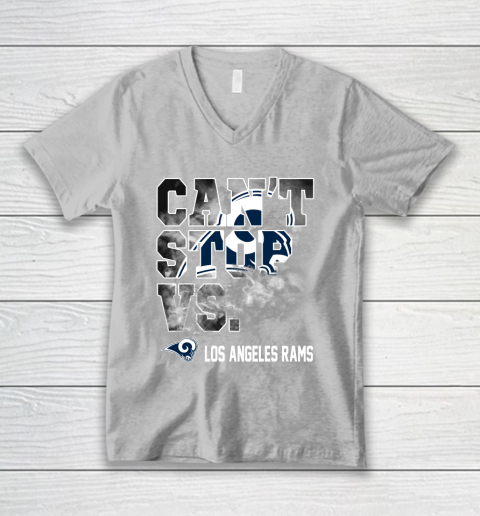 NFL Los Angeles Rams Can't Stop Vs V-Neck T-Shirt 3