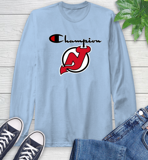 NHL Hockey New Jersey Devils Champion Shirt Long Sleeve T-Shirt 6