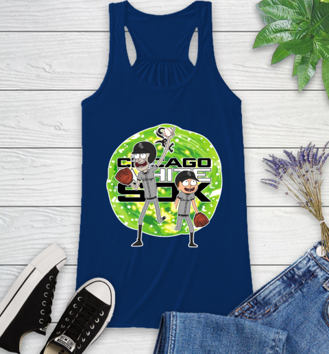 MLB Chicago White Sox Rick And Morty Baseball Sports Racerback Tank 9