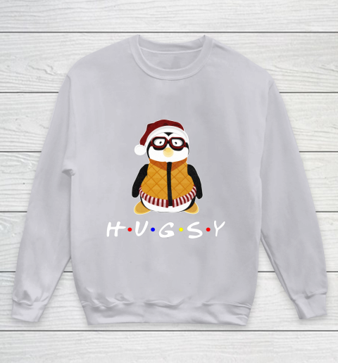 Funny Tee Hugsy Penguin For Friends Christmas Unagi Lobster Youth Sweatshirt 3