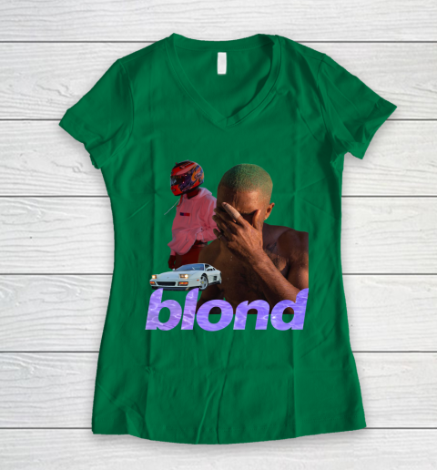 Frank Ocean Blonde Women's V-Neck T-Shirt 3