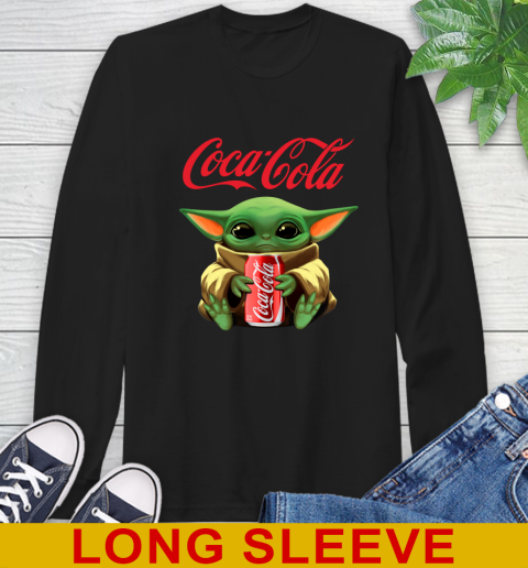 Star Wars Baby Yoda Hugs Coca Cola Soft Drink Shirt 59