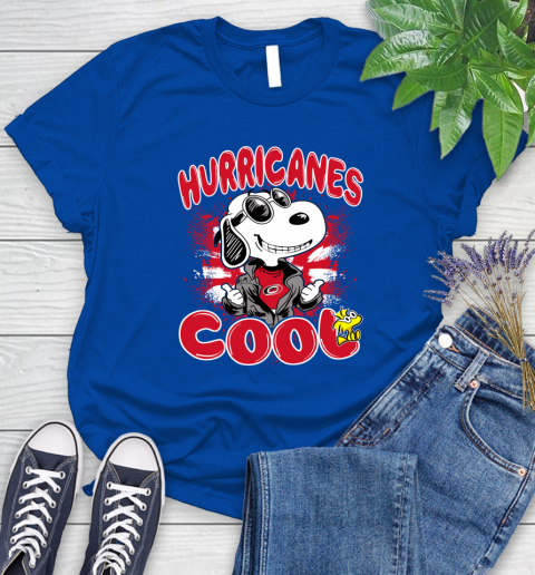 NHL Hockey Carolina Hurricanes Cool Snoopy Shirt Women's T-Shirt 10