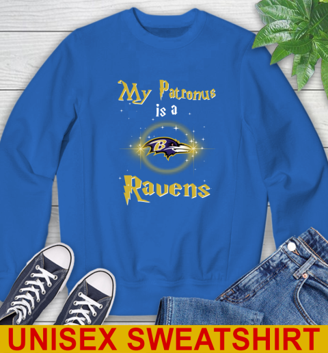 NFL Football Harry Potter My Patronus Is A Baltimore Ravens Sweatshirt 12 NFL Football Harry Potter My Patronus Is A Baltimore Ravens Sweatshirt - Image 12