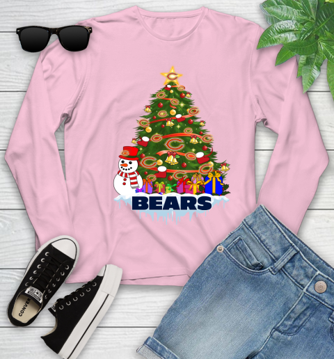 Chicago Bears Merry Christmas NFL Football Sports Youth Long Sleeve 10