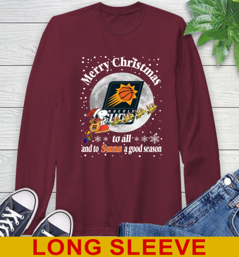Phoenix Suns Merry Christmas To All And To Suns A Good Season NBA Basketball Sports Long Sleeve T-Shirt 7