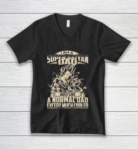 Super Saiyan Dad Vegeta Dragon Ball V-Neck T-Shirt