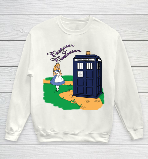Doctor Who Shirt Curiouser Youth Sweatshirt