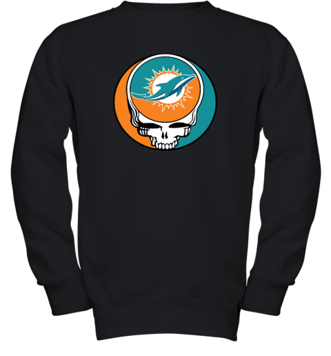 Miami Dolphins x Grateful Dead Youth Crewneck Sweatshirt