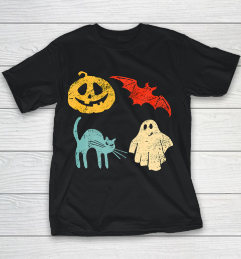 Vintage Halloween Icons Youth T-Shirt