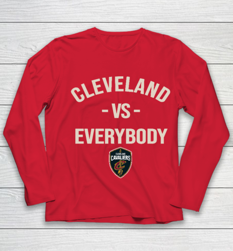 Cleveland Cavaliers Vs Everybody Youth Long Sleeve 8