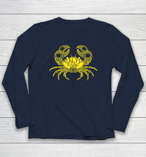 Salty To The Core Crab Long Sleeve T-Shirt 2