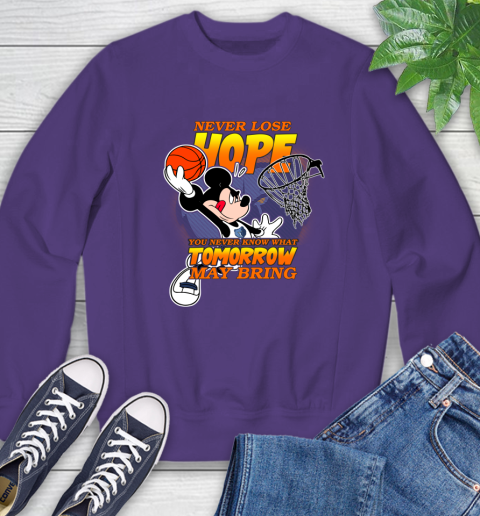 Memphis Grizzlies NBA Basketball Mickey Disney Never Lose Hope Sweatshirt 4