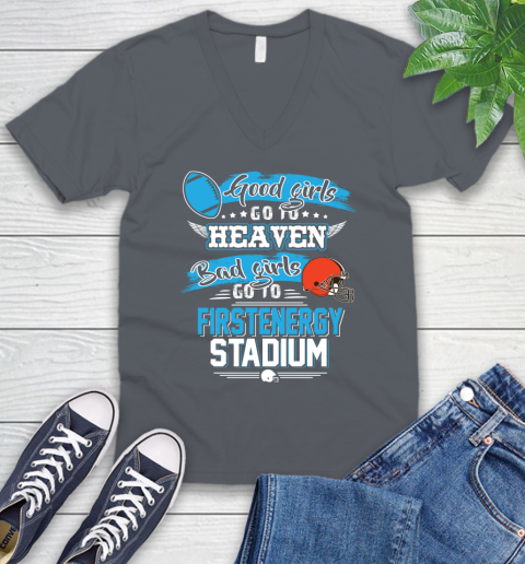Cleveland Browns NFL Bad Girls Go To Firstenergy Stadium Shirt V-Neck T-Shirt 4