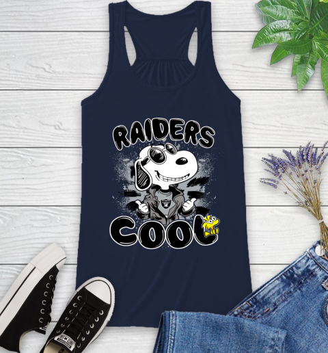 NFL Football Oakland Raiders Cool Snoopy Shirt Racerback Tank 8