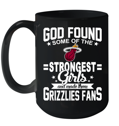 Memphis Grizzlies NBA Basketball God Found Some Of The Strongest Girls Adoring Fans Ceramic Mug 15oz